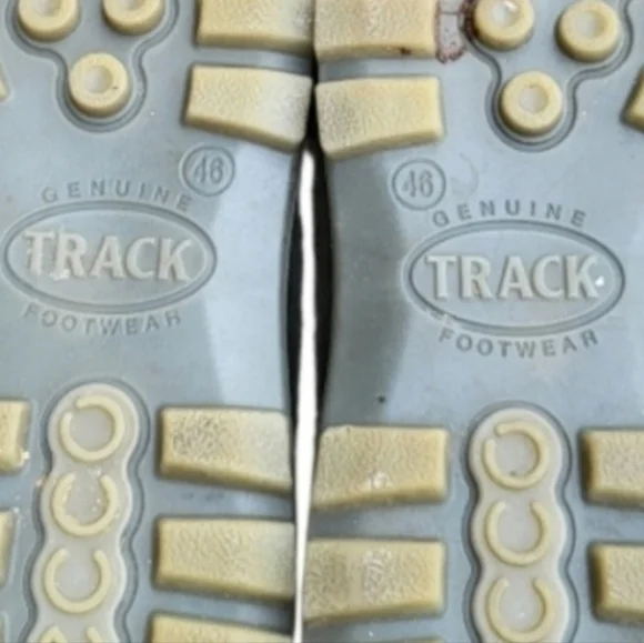 46 ECCO Track 25 Low Gortex Bison Brown Leather Shoe Work Waterproof Men 12 12.5 - Picture 9 of 12